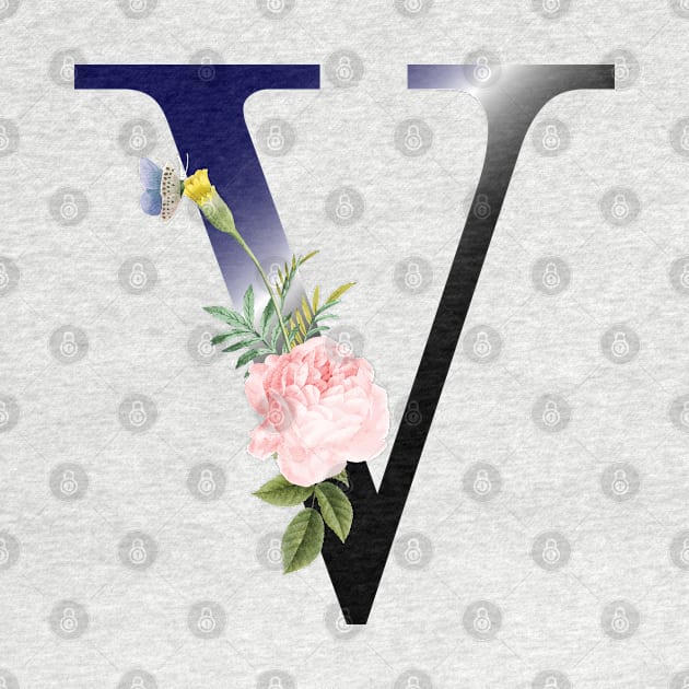 botanical monogram V by Eric Okore